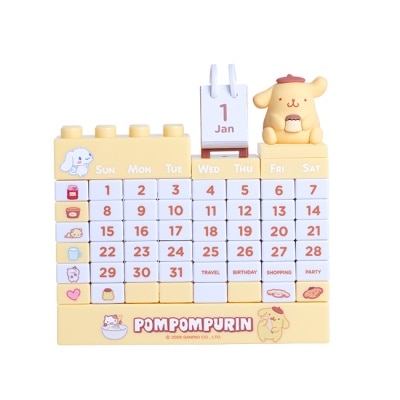 Watsons 屈臣氏 美味點心積木萬年曆-布丁狗款