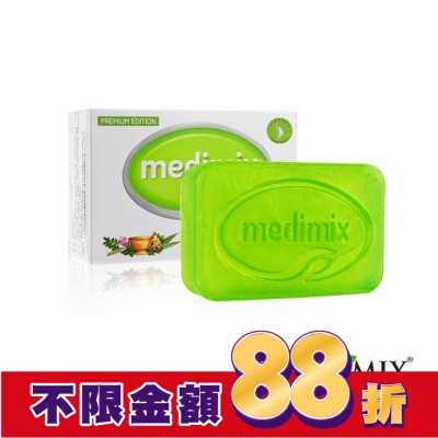 MEDIMIXAYURVEDA 阿育吠陀天然草本精萃皂125g(淺綠)