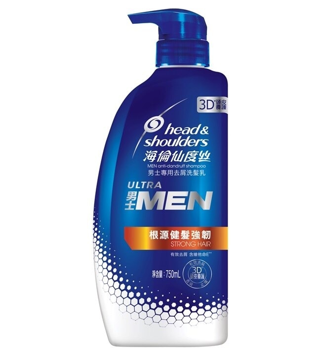 H&S海倫仙度絲男士去屑洗髮乳750ml-根源健髮強韌