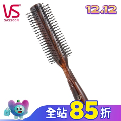 VS沙宣 負離子系列-沙宣圓卷髮梳VS95249BW