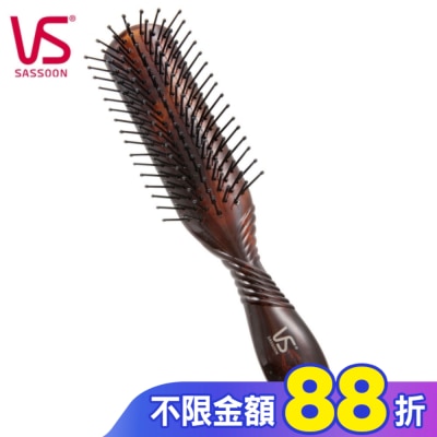 VS沙宣 負離子系列-沙宣袋裝萬用造型髮梳VS95252BW