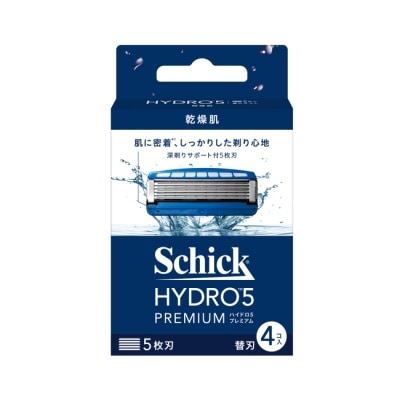 Schick 舒適 舒適牌 水次元5 Premium刮鬍刀片 四片裝