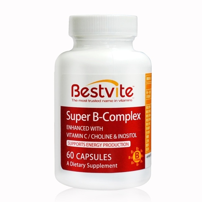 BestVite必賜力-超級維他命B群膠囊2瓶組 (60顆*2瓶)