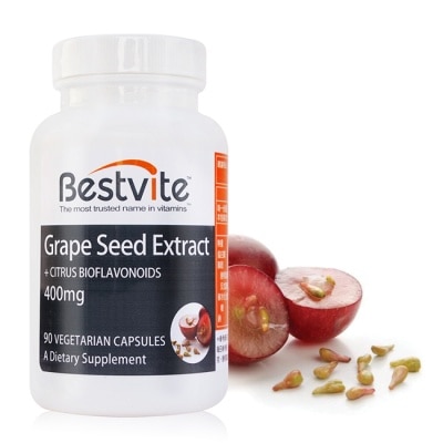 Bestvite 必賜力 - 【美國BestVite】必賜力葡萄籽精華膠囊1瓶 (90顆)