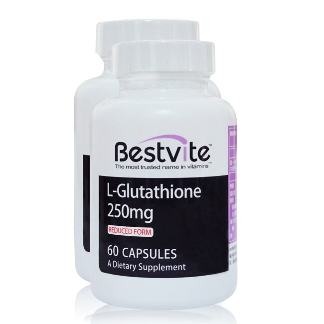 【美國BestVite】必賜力頂級榖胱甘肽膠囊2瓶組 (60顆*2瓶)