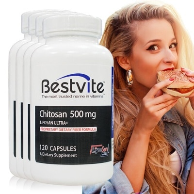 BESTVITE 【美國BestVite】必賜力超級甲殼素膠囊4瓶組 (120顆*4瓶)