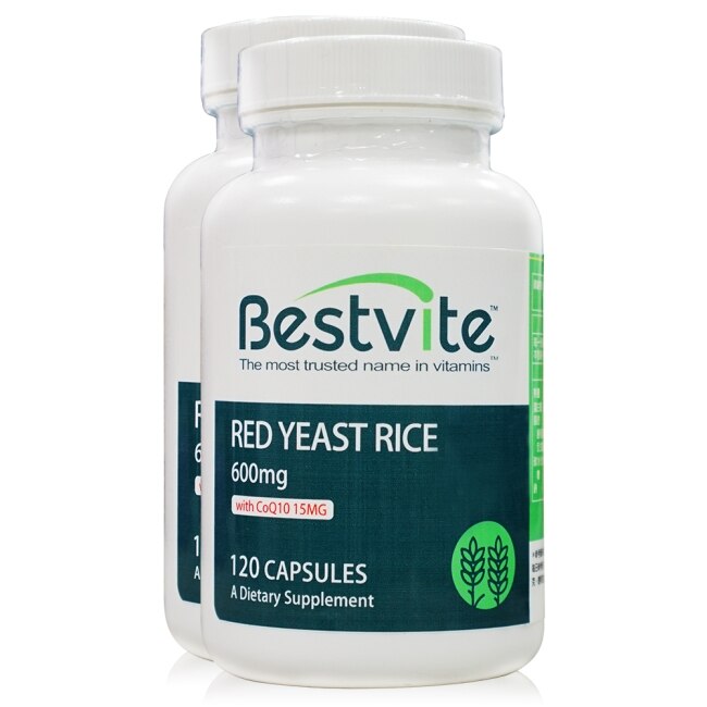 BestVite必賜力-紅麴Q10膠囊2瓶組 (120顆*2瓶)