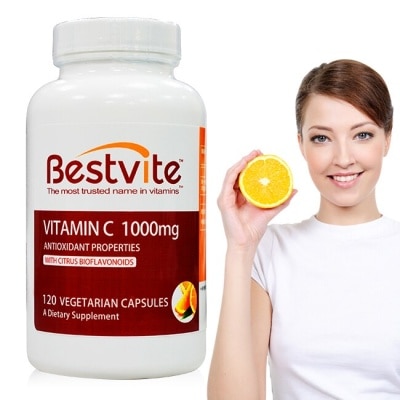 BESTVITE 【美國Bestvite】必賜力維生素C1000 (維他命C1000) 膠囊 1瓶