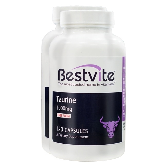 BestVite必賜力-牛磺酸膠囊2瓶組 (120顆*2瓶)