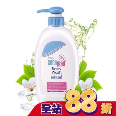 seba med 施巴 施巴嬰兒舒敏浴露400ml