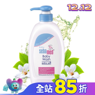 seba med 施巴 施巴嬰兒舒敏浴露400ml