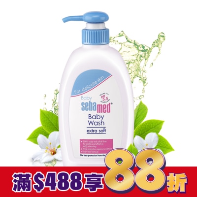 seba med 施巴 施巴嬰兒舒敏浴露400ml