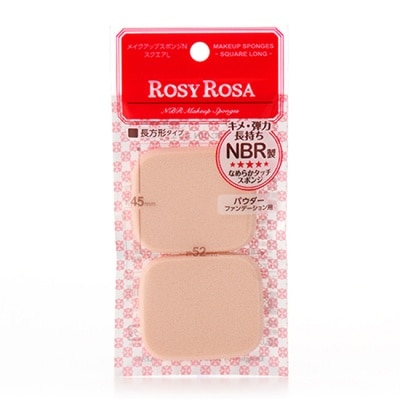 ROSYROSA ROSY ROSA 柔彈系粉餅粉撲(長方形) 2入