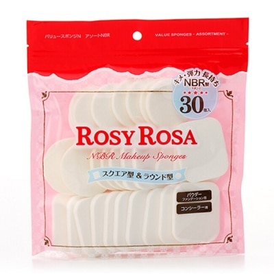 ROSYROSA ROSY ROSA 粉餅粉撲圓方型 30入