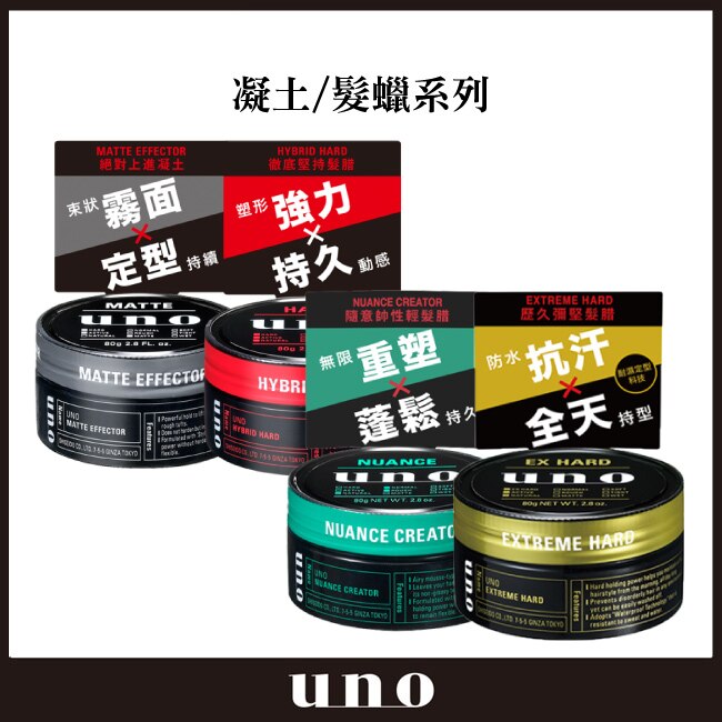 UNO 徹底堅持髮腊 80g