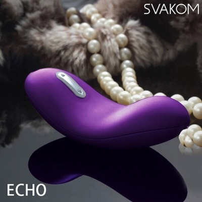 SVAKOM 美國SVAKOM Echo 愛蔻 美妙舌頭5段變頻震動按摩器 神秘紫