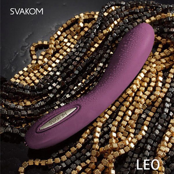 美國SVAKOM Leo 裏奧 智能模式 6段變頻 長效功能 大型按摩棒 紫羅蘭