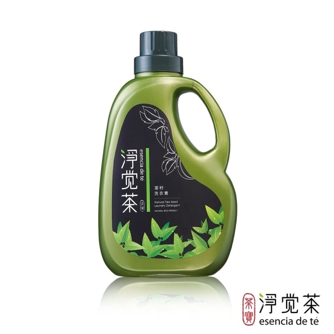 茶寶淨覺茶 天然茶籽洗衣素2件超值組(瓶+包)