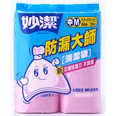 妙潔 妙潔防漏大師清潔袋M(2捲) image