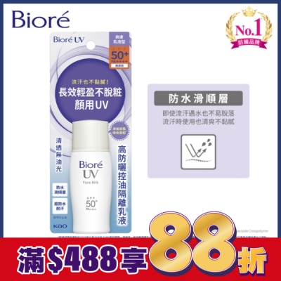 Biore 蜜妮 Biore高防曬控油隔離乳液SPF50-30ml