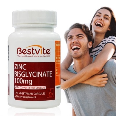 BESTVITE 【美國BestVite】必賜力高效能鋅膠囊1瓶 (120顆)