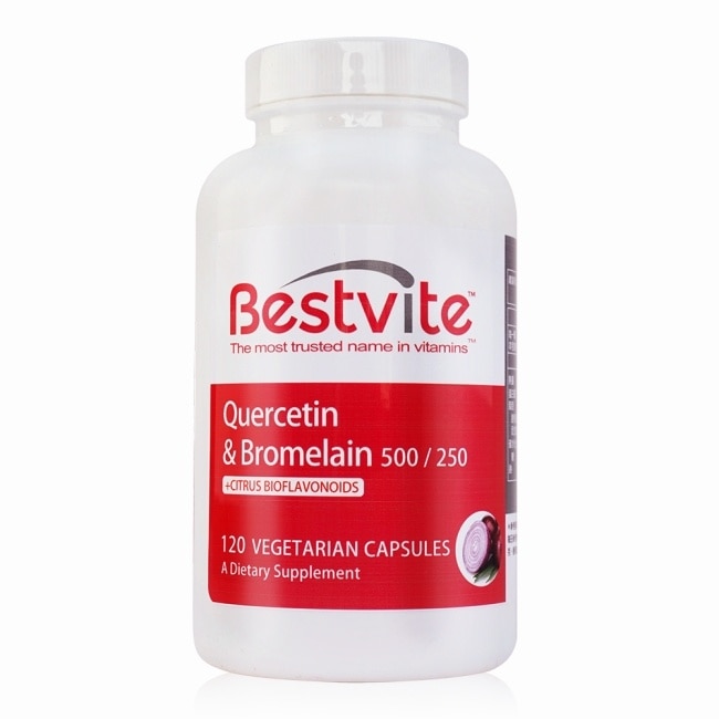 【美國BestVite】必賜力洋蔥萃取物含槲黃素膠囊2瓶組 (120顆*2瓶)
