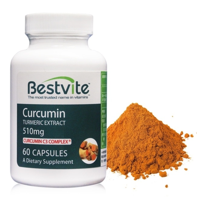 BestVite必賜力-薑黃根萃取薑黃素膠囊1瓶 (60顆)