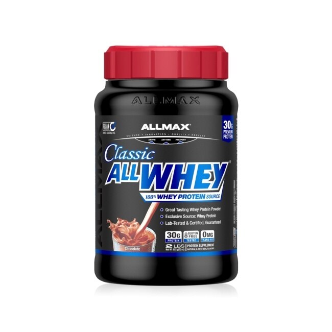 【加拿大ALLMAX】奧美仕乳清蛋白飲品1瓶巧克力口味 (907公克)