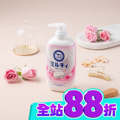 COW STYLE牛乳石鹼 牛乳石鹼 牛乳精華沐浴乳(玫瑰花香)500ml image