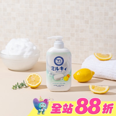 COW STYLE牛乳石鹼 - 牛乳石鹼 牛乳精華沐浴乳(柚子果香)500ml