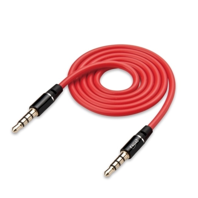 E-books X21鋁製AUX音源傳輸線公對公3.5mm-60cm