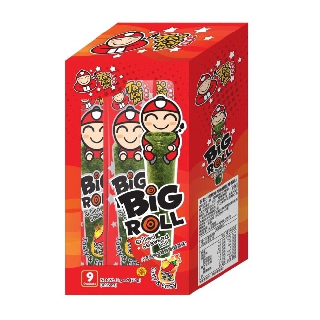 小老板海苔棒棒捲-辣味(12盒/箱)&nbsp;-箱購