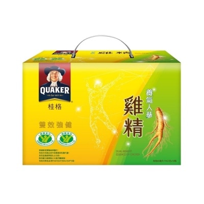 QUAKER 桂格養氣人蔘雞精-雙效滋補盒裝18瓶