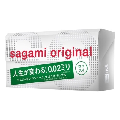 SAGAMI 相模元祖 0.02 標準裝 PU 保險套 12 入