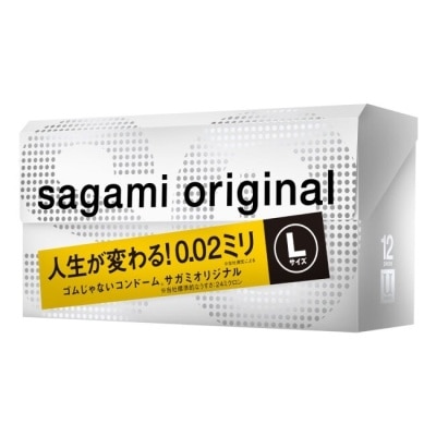 SAGAMI 相模元祖 0.02 大碼裝 PU 保險套 12 入