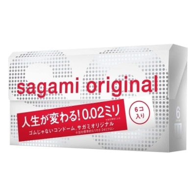 SAGAMI 相模元祖 0.02 標準裝 PU 保險套 6 入