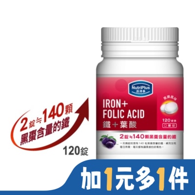 NutriPlus 活沛多 活沛多 鐵+葉酸 (AW_2016)