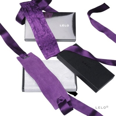 LELO 瑞典 LELO 絲綢系列 ETHEREA SILK CUFFS 緞帶編織手銬 (紫)