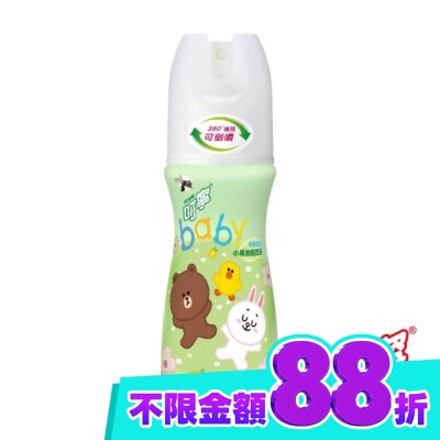 新萬仁 叮寧寶貝有機精油小黑蚊防蚊液80ml image