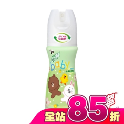 新萬仁 - 叮寧寶貝有機精油小黑蚊防蚊液80ml