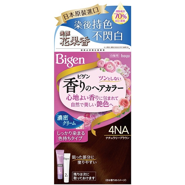 BIGEN美源 美源 花果香快速染髮霜 4NA自然亮棕色 (40g+40g)