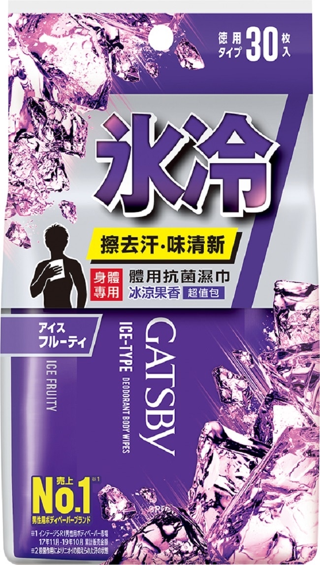 GATSBY體用抗菌濕巾(冰涼果香)超值包