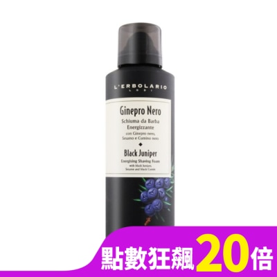 LERBOLARIO L’ERBOLARIO 蕾莉歐 黑杜松活力刮鬍慕斯(200ml)