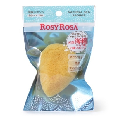 ROSYROSA ROSY ROSA 天然洗顏兩用海綿(M) 1入/袋