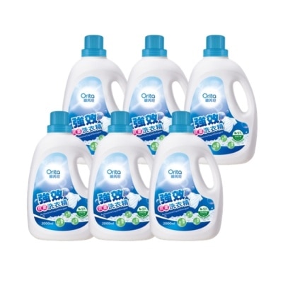 Orita歐芮坦 歐芮坦強效抗菌洗衣精2000ml-6瓶/箱—箱購