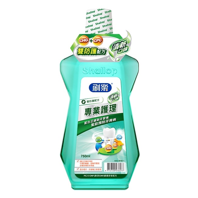 刷樂專業護理漱口水(清新口味)750ml