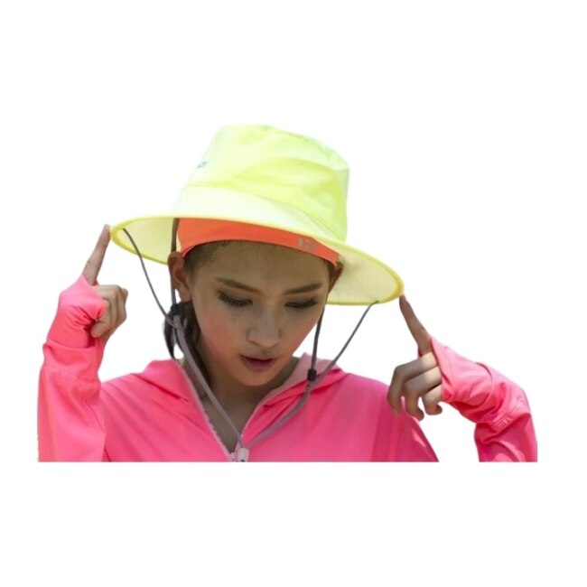 【海夫】HOII SunSoul后益 涼感防曬UPF50黃光 圓筒帽(黃)