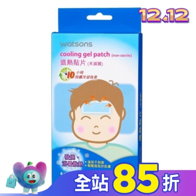 Watsons 屈臣氏 屈臣氏退熱貼片6入