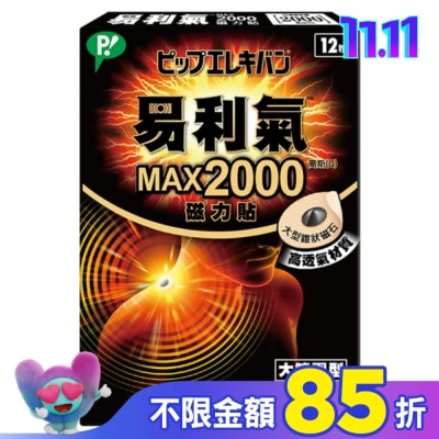 ELEKIBAN易利氣 易利氣MAX2000磁力貼(12粒)