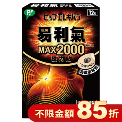 ELEKIBAN易利氣 易利氣MAX2000磁力貼(12粒)
